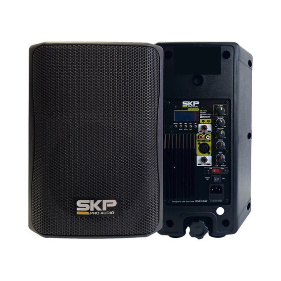 Bafle Potenciado Skp Sk-1px Bluetooth Woofer 8´´ 100w Rms Color Negro