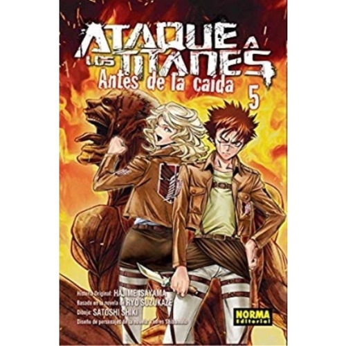 Ataque A Los Titanes: Ataque A Los Titanes, De Hajime Isayama. Serie Ataque A Los Titanes Editorial Norma Comics, Tapa Blanda, Edición 1 En Español, 2016