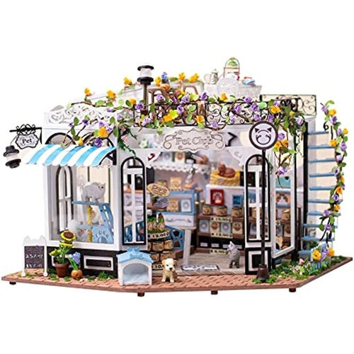 Miniatura Joy House Kit Pet Shop - Diy Miniatura Dollhouse K