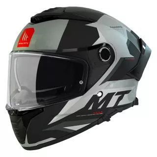 Casco Mt Helmets Thunder 4sv Ex C2 Gris/ Negro Rider One