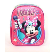 Mochila Minnie Mouse 3d Escolar Para Niños Original Ruz 