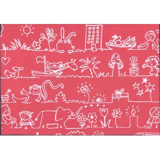 Papel De Regalo Infantil En Bobina 60 Cm X150 Mts Infantiles