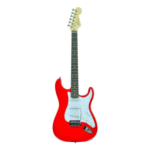 Guitarra eléctrica Deviser L-G1 stratocaster de tilo red con diapasón de richlite