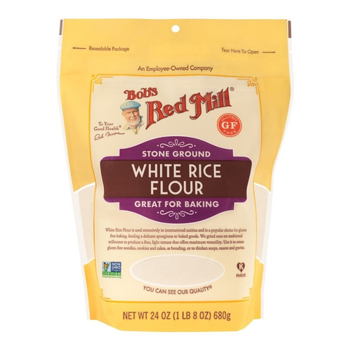 Harina De Arroz Blanco Sin Gluten 680g Bob´s Red Mill Se