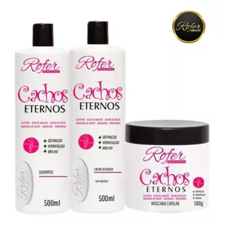 Kit Cachos Rofer Profissional 3x500ml