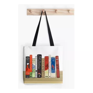 Bolsa De Tela Tote Bag Amante De Libros Jane Austen Books Color Banned Books