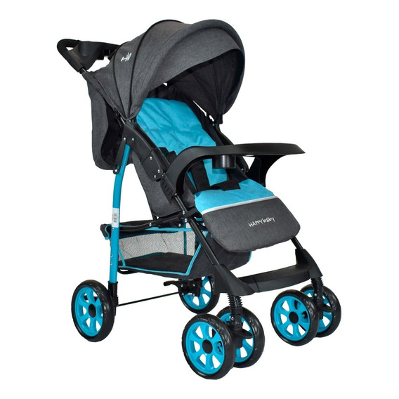 Coche Bebe Happy Baby Klaus Color Azul