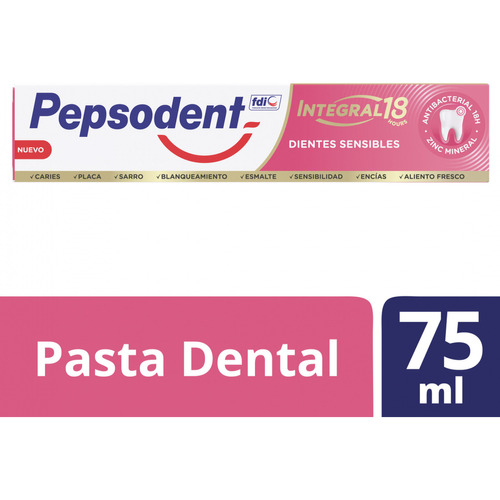 Pepsodent Pasta Dental Integral 18 75ml