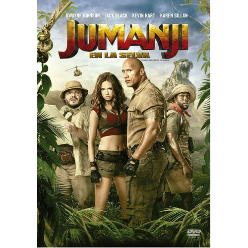 Dvd - Jumanji: En La Selva