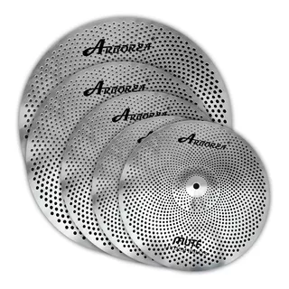 Arborea Mute Silver Matte Platillo Practica Set 