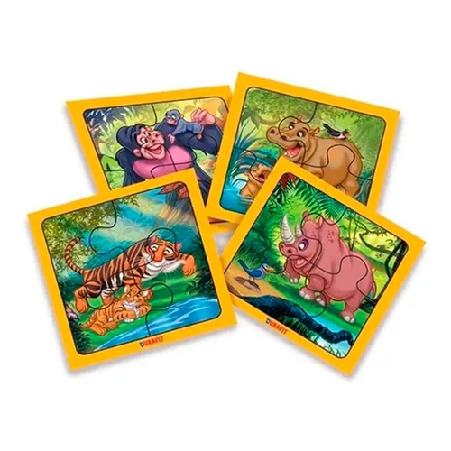 Puzzle X 4 Piezas Zoo 2 Duravit Incluye 4 Unidades