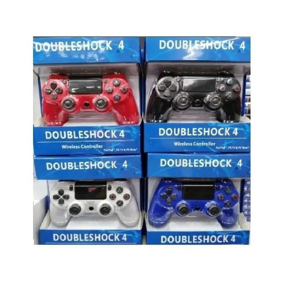 Joystick Compatible Ps4 Play4 Inalámbrico Entrada Auricular Color Rojo