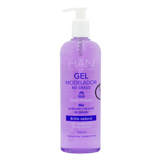 Han Gel Modelador No Graso Para Peinar Brillo Natural