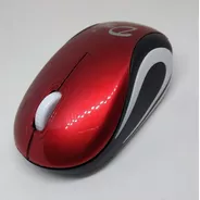Mouse Inalamrico 2.4g Pequeño Color Rojo 