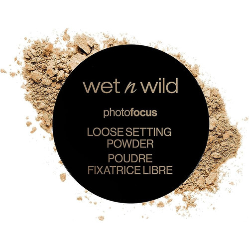 Base de maquillaje en polvo Wet n Wild Photo Focus PhotoFocus Loose Setting Powder tono deep - 0.7floz 20g