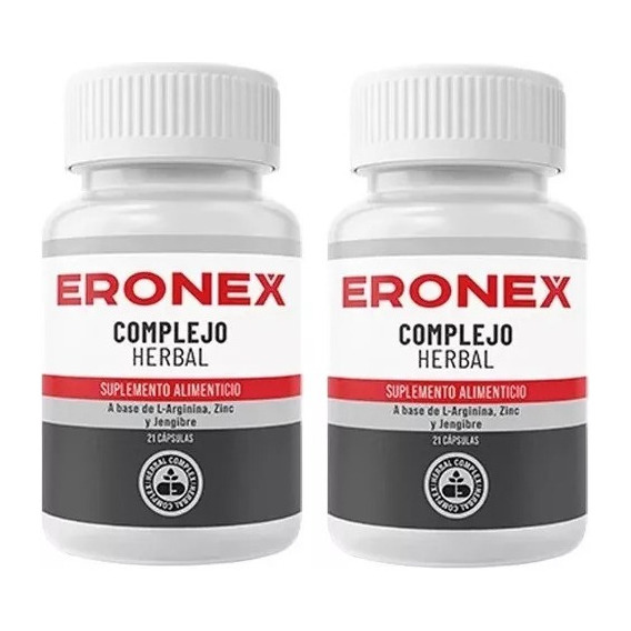 2 Pack Eronex Complejo Herbal Salud 20caps Sfn 2 Pack Sabor Sin sabor