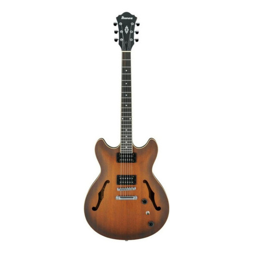 Guitarra eléctrica Ibanez AS Artcore AS53 semi hollow de sapele tobacco flat con diapasón de nogal