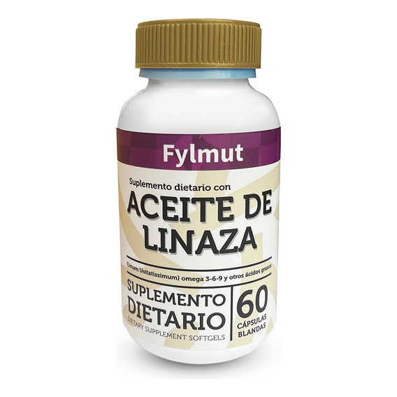 Suplemento Dietario Con Aceite De Linaza Fylmut X 60 Capsulas