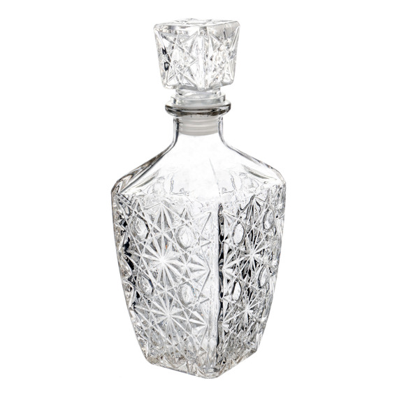 Set 24 Licoreras Cristal Diamante Decantador Vino 500ml