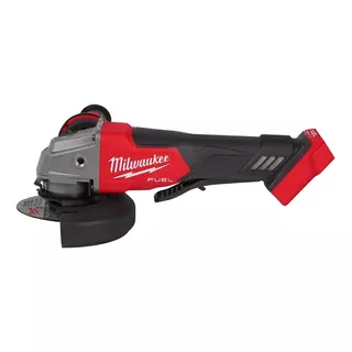 Miniesmeriladora Angular Inalámbrica Milwaukee M18 2880-20 Color Rojo 1400 W + Accesorio