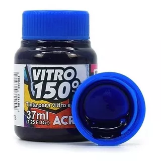 Tinta Vitro 150° Acrilex 37ml Cor 578 - Azul Intenso