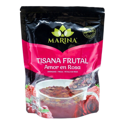 Tisana Gourmet Frutal Marina Amor En Rosa 250g