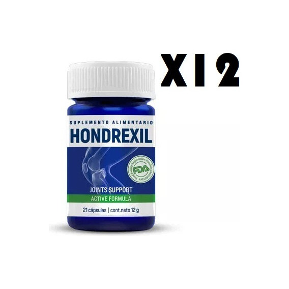 Hondrexil 12 Frascos -alivia Articulaciones-