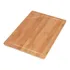 Tabla de cortar carne, 35 x 25 cm, madera maciza de bambú marrón