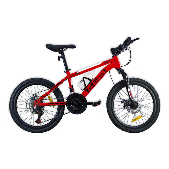 Bicicleta Montaña Rodado 20 Con 21 Velocidades - El Regalón Color Rojo