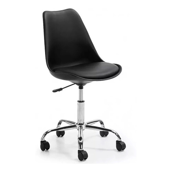 Silla Eames Oficina C/ Ruedas De Escritorio Altura Ajustable