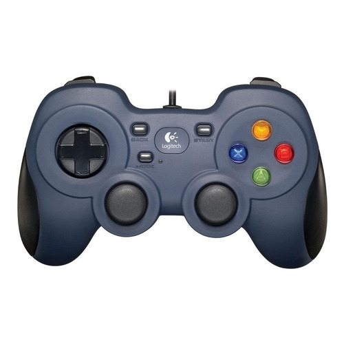 Logitech F310, Gamepad Usb Programable Para Pc / Android Tv Color Azul/Negro