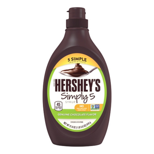 Jarabe Hersheys Organico  Simply 5 618g Importado