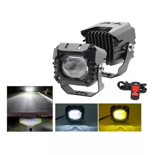 Exploradoras Turbo Led Tipo Transformer Dual Color 10.000 Lm