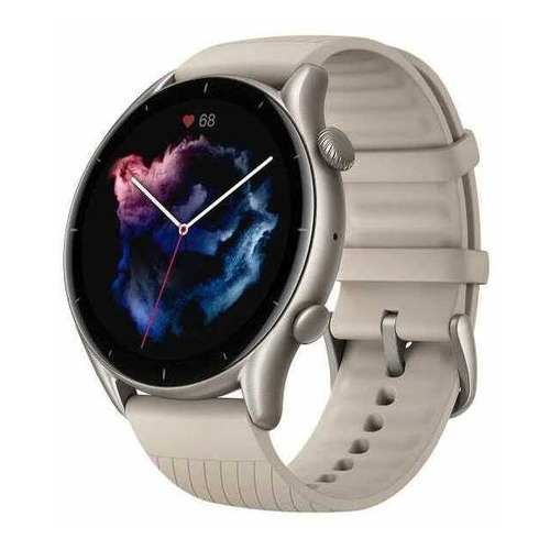 Smartwatch Amazfit Fashion GTR 3 1.39" caja de  aleación de aluminio  moonlight grey, malla  moonlight grey de  silicona A1971