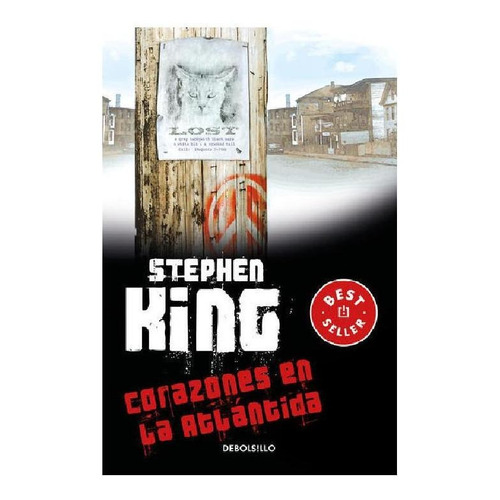 Corazones en la Atlántida, de King, Stephen. Serie Bestseller Editorial Debolsillo, tapa blanda en español, 2021