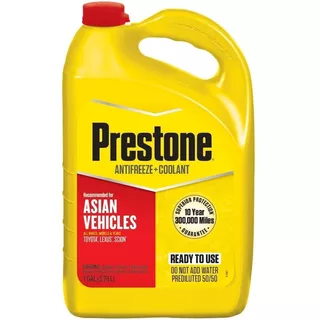 Prestone Antifreeze/coolant 50/50 Asian Red Color Rojo