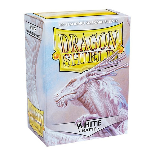 Mangas estándar de color blanco mate Dragon Shield