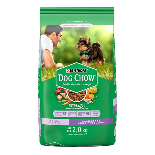 Alimento Para Cachorros Dog Chow Razas Pequeñas 2 Kg