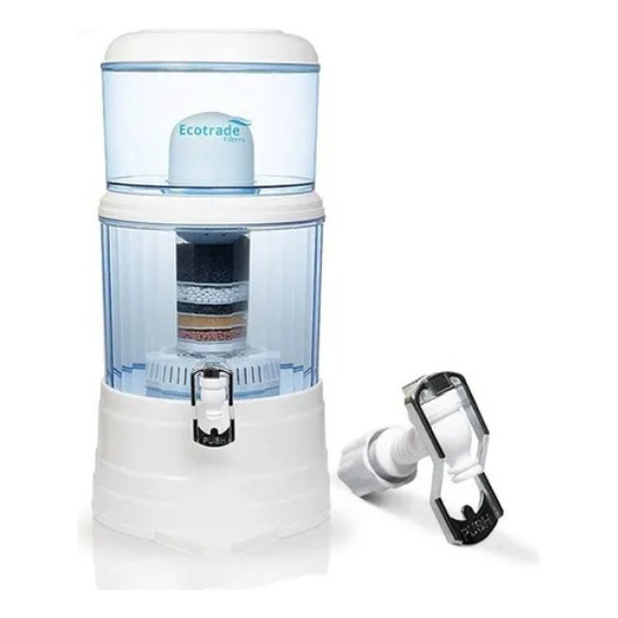Filtro Purificador Agua Ecotrade 14 Litros + Repuesto Gratis