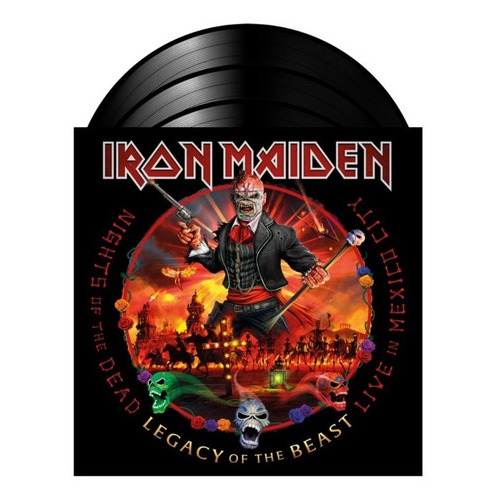 Iron Maiden Night Of The Dead Vinilo Triple Nuevo Importado