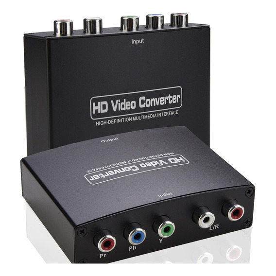 Convertidor De Audio Hd Component Ypbpr+l/r A Vídeo Hdmi