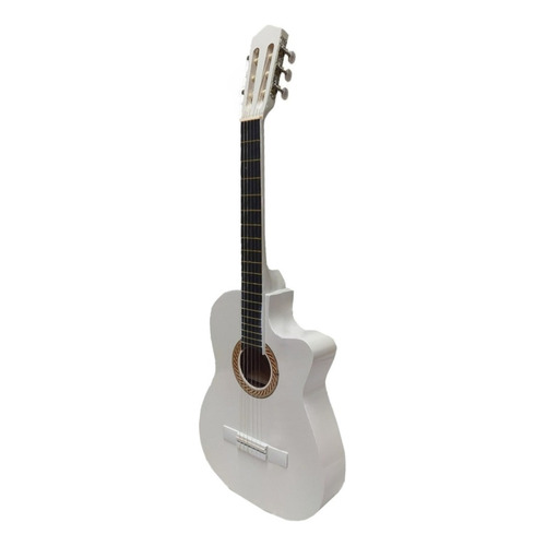 Guitarra Acústica Curva Ocelotl CRVitality Paquete Vital De Accesorios Color Blanco Orientación De La Mano Derecha