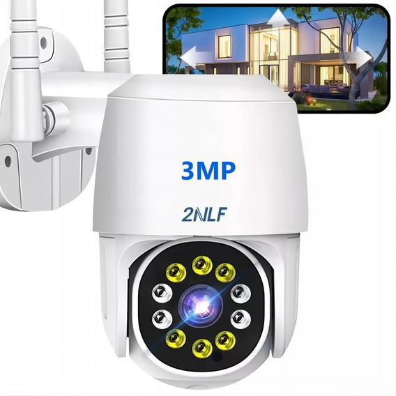 2nlf® Cámara De Seguridad Wifi Hd 3mp Con Alarmaa Ip