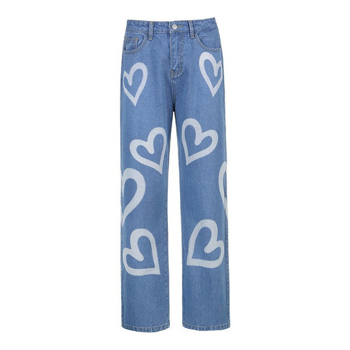 Trend T Harajuku Aesthetic Mom Jeans Denim Streetwear 90s Tr 