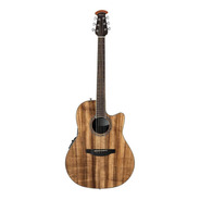 Guitarra Electroacústica Ovation Celebrity Standard Cs24p Para Diestros Natural Ovangkol Cremoso