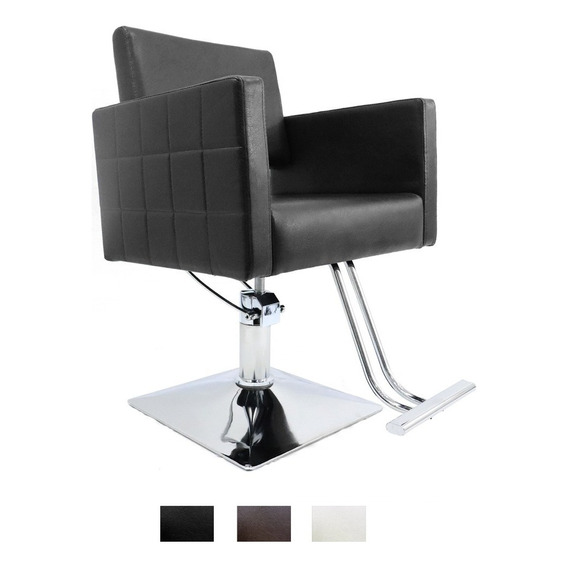 Sillon Silla Barbero Barberia Peluqueria Estetica Neumatico Color Negro