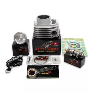 Kit 4mm (190cc) Alto Giro + Comando Preparado + Biela Cg 160