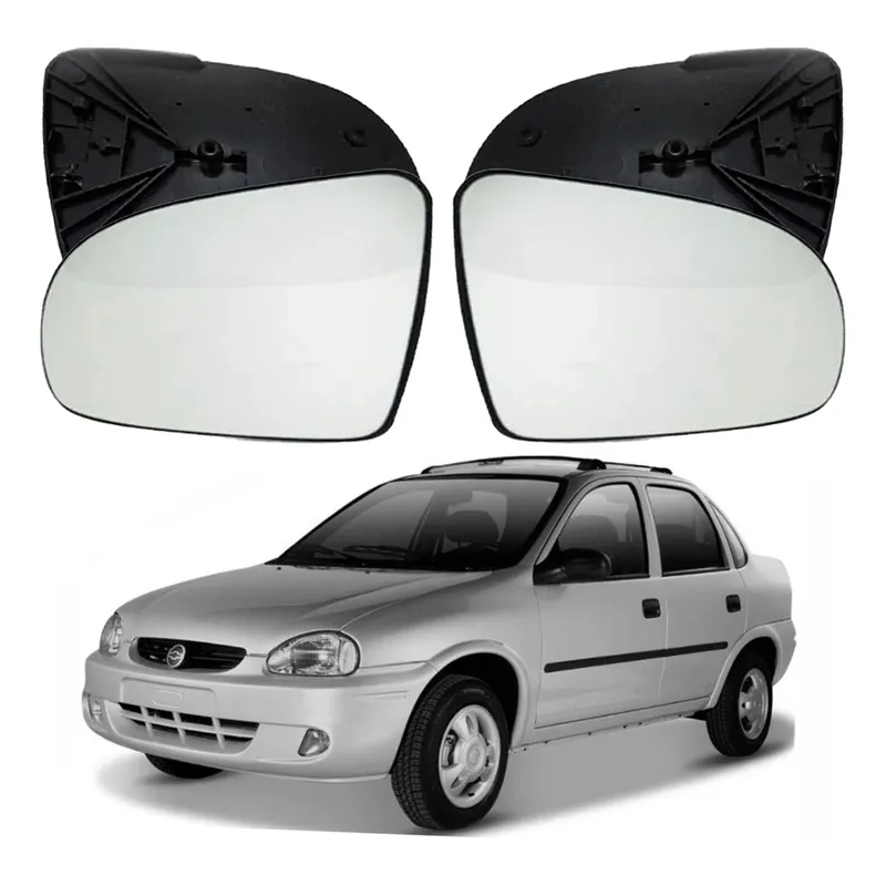 Par Lentes Retrovisor Corsa Classic 1.0 1997 A 2010