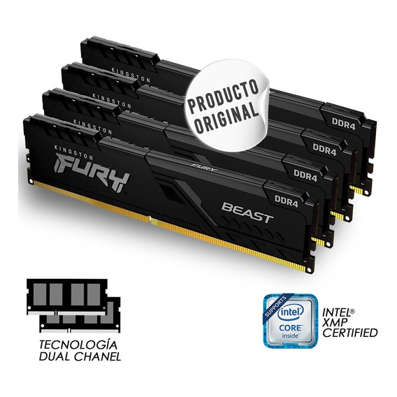 Memoria Ram  16gb 3200mhz Ddr4 Fury Beast ( Original )