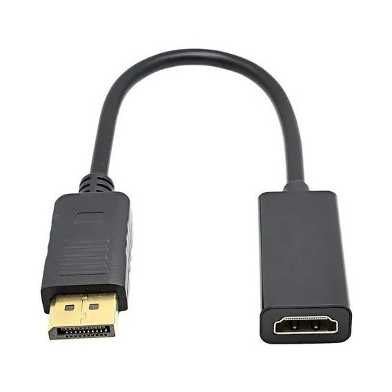 Cable Adaptador Displayport A Hdmi - Dp A Hdmi Negro Hd